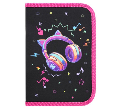 Пенал BRAUBERG с наполнением, 1 отделение, 1 откидная планка, 24 предмета, 21х14 см, 