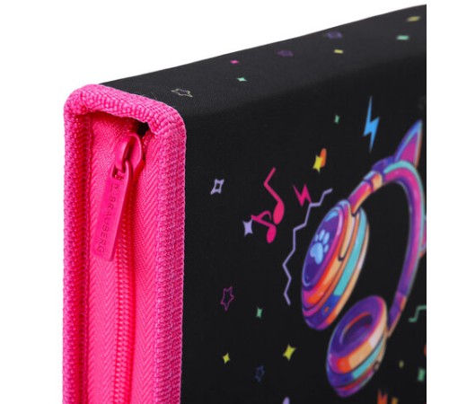 Пенал BRAUBERG с наполнением, 1 отделение, 1 откидная планка, 24 предмета, 21х14 см, 