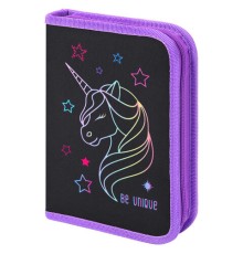 Пенал BRAUBERG с наполнением, 1 отделение, 1 откидная планка, 24 предмета, 21х14 см, 