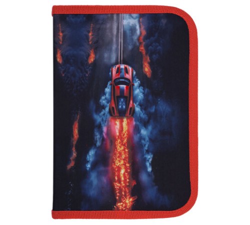 Пенал BRAUBERG с наполнением, 1 отделение, 1 откидная планка, 24 предмета, 21х14 см, 