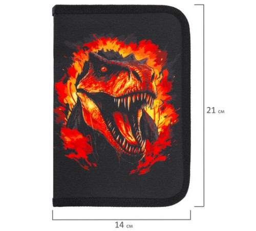 Пенал BRAUBERG с наполнением, 1 отделение, 1 откидная планка, 24 предмета, 21х14 см, 