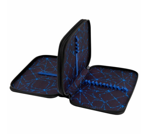 Пенал BRAUBERG, 2 отделения, полиэстер, 21х14 см, 