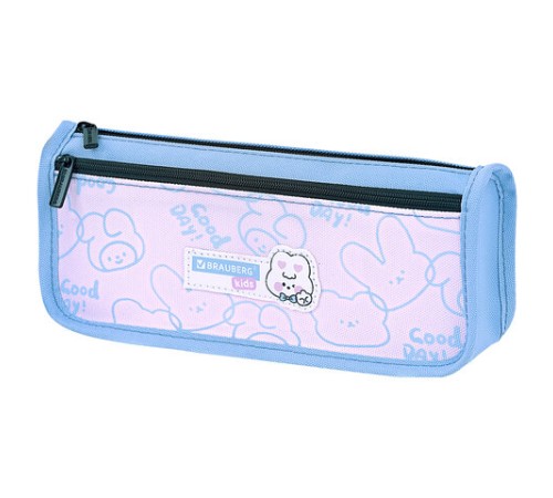 Пенал мягкий BRAUBERG KIDS, 2 отделения, полиэстер, 