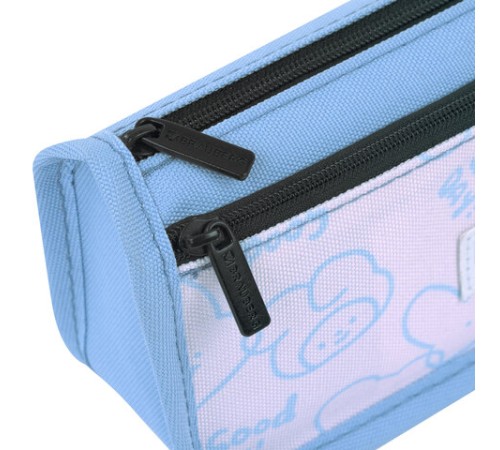 Пенал мягкий BRAUBERG KIDS, 2 отделения, полиэстер, 