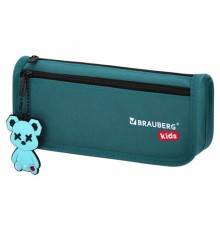 Пенал мягкий BRAUBERG KIDS, 2 отделения, полиэстер, 