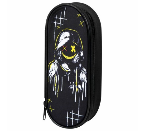 Пенал-футляр BRAUBERG, 1 отделение, органайзер, полиэстер, 22x9х5 см, 