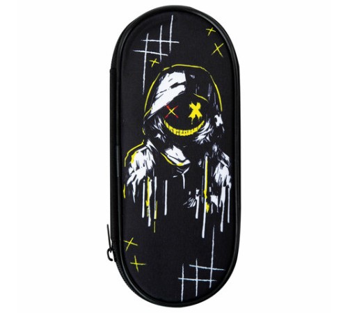 Пенал-футляр BRAUBERG, 1 отделение, органайзер, полиэстер, 22x9х5 см, 