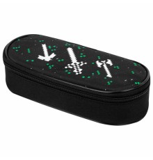 Пенал-футляр BRAUBERG, 1 отделение, органайзер, полиэстер, 22x9х5 см, 