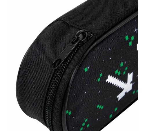 Пенал-футляр BRAUBERG, 1 отделение, органайзер, полиэстер, 22x9х5 см, 