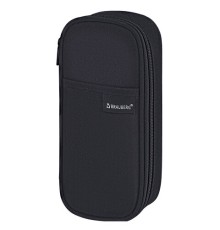 Пенал-органайзер BRAUBERG, 1 отделение, откидная планка, полиэстер, 22х10х6 см, 