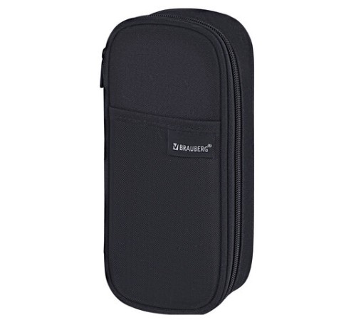 Пенал-органайзер BRAUBERG, 1 отделение, откидная планка, полиэстер, 22х10х6 см, 