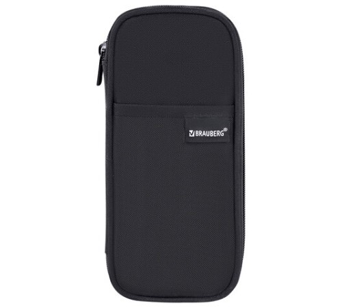 Пенал-органайзер BRAUBERG, 1 отделение, откидная планка, полиэстер, 22х10х6 см, 