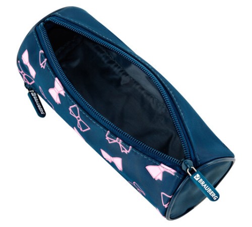 Пенал мягкий BRAUBERG, 3 отделения, нейлон, 21х7х7 см, 