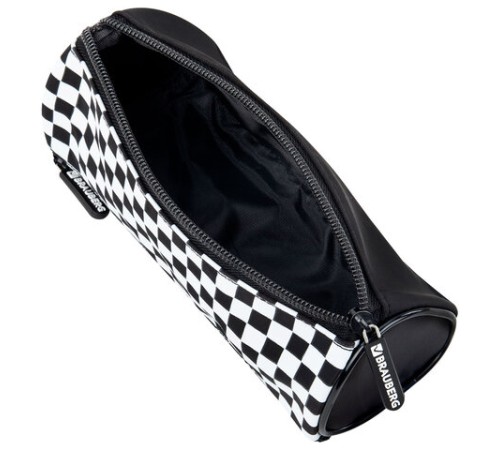 Пенал мягкий BRAUBERG, 3 отделения, нейлон, 21х7х7 см, 