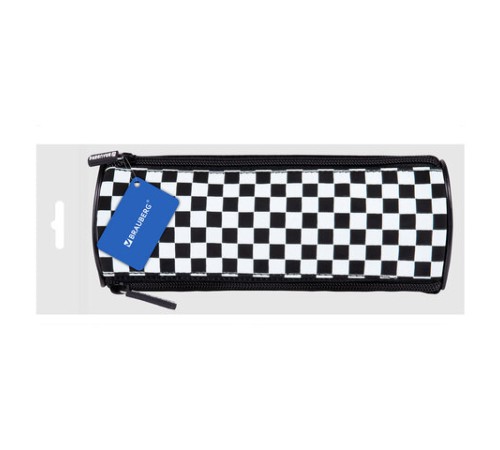 Пенал мягкий BRAUBERG, 3 отделения, нейлон, 21х7х7 см, 