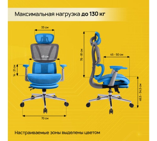 Кресло BRABIX PREMIUM "Evolution ER-700", подножка, слайдер, синхромеханизм, сетка, серое, 532948 Кресло BRABIX PREMIUM "Evolution ER-700", подножка, слайдер, синхромеханизм, сетка, серое, 532948