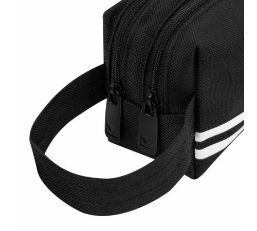 Пенал-органайзер BRAUBERG с ручкой, 2 отделения, полиэстер, 23x10 см, черный, 273592