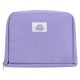 Пенал-органайзер BRAUBERG, 1 отделение, С НАКЛЕЙКАМИ, молния вокруг, канвас, 22x15х6 см, фиолетовый, 273594