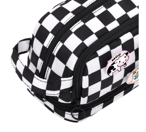 Пенал-органайзер HEIKKI (ХЕЙКИ) с ручкой, значки, 2 отделения, откидная планка, 22x13х10 см, 