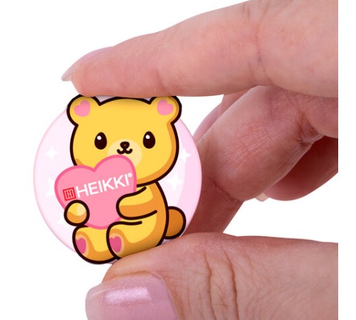 Пенал-органайзер HEIKKI (ХЕЙКИ) с ручкой, значки, 2 отделения, откидная планка, 22x13х10 см, 