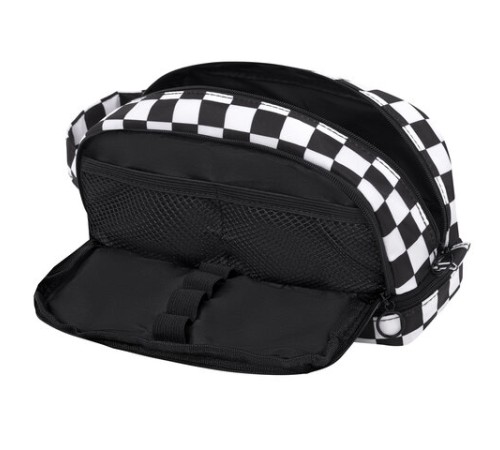 Пенал-органайзер HEIKKI (ХЕЙКИ) с ручкой, значки, 2 отделения, откидная планка, 22x13х10 см, 