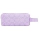 Пенал-косметичка HEIKKI (ХЕЙКИ) с ручкой, 1 отделение, стеганый полиэстер, 21х8х5 см, фиолетовый, 273606