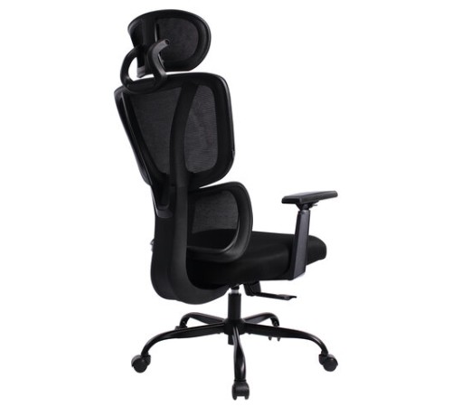 Кресло BRABIX PREMIUM "Fargo ER-710", синхромеханизм, 3D подлокотники, сетка/ткань TW, черное, 532949