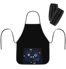 Фартук с нарукавниками для уроков труда ПИФАГОР, 1 карман, 46х54 см, 