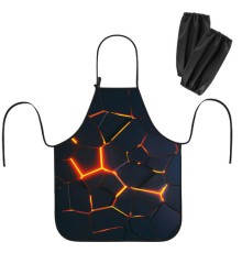 Фартук с нарукавниками для уроков труда ЮНЛАНДИЯ, регулировка по росту, 46х54 см, 