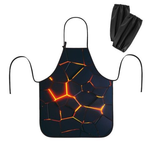 Фартук с нарукавниками для уроков труда ЮНЛАНДИЯ, регулировка по росту, 46х54 см, 