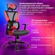 Кресло BRABIX PREMIUM "Toxin GM-520", синхромеханизм, экокожа/сетка/ткань, черное/красное, 532950