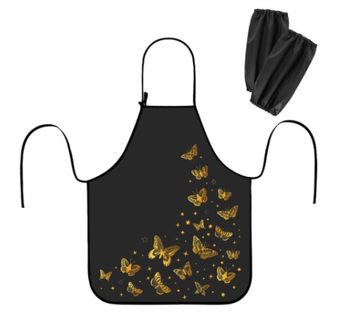 Фартук с нарукавниками для уроков труда ЮНЛАНДИЯ, регулировка по росту, 46х54 см, 