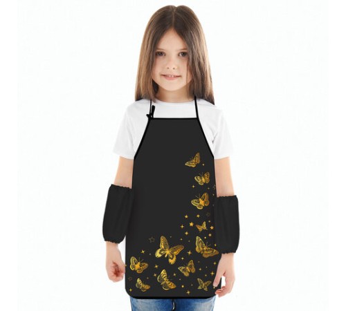 Фартук с нарукавниками для уроков труда ЮНЛАНДИЯ, регулировка по росту, 46х54 см, 