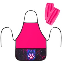 Фартук с нарукавниками для уроков труда BRAUBERG, 3 кармана, 46x54 см, 