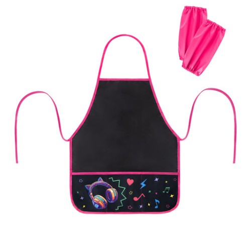 Фартук с нарукавниками для уроков труда BRAUBERG, 3 кармана, 46x54 см, 