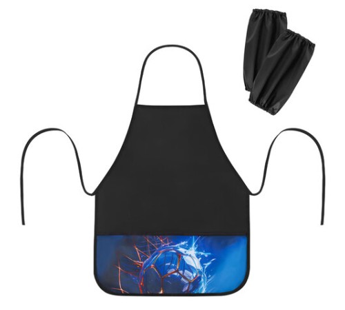 Фартук с нарукавниками для уроков труда BRAUBERG, 3 кармана, 46x54 см, 