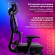 Кресло BRABIX PREMIUM "Venom GM-530", подножка, синхромеханизм, экокожа/сетка, черное/серое, 532951