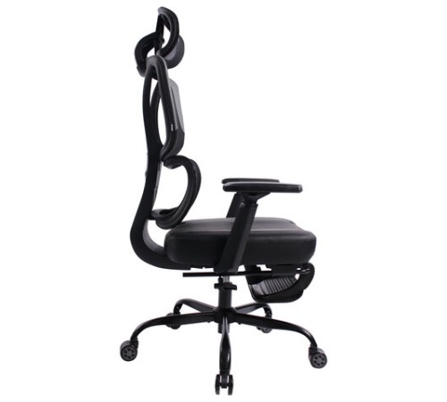 Кресло BRABIX PREMIUM "Venom GM-530", подножка, синхромеханизм, экокожа/сетка, черное/серое, 532951 Кресло BRABIX PREMIUM "Venom GM-530", подножка, синхромеханизм, экокожа/сетка, черное/серое, 532951