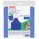 Фартук с нарукавниками для уроков труда ПИФАГОР, 3 кармана, уменьшенный размер, 39х49 см, синий, 273750