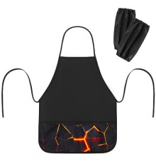 Фартук с нарукавниками для уроков труда BRAUBERG, 3 кармана, 46x54 см, 