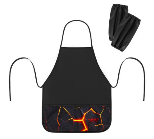 Фартук с нарукавниками для уроков труда BRAUBERG, 3 кармана, 46x54 см, 