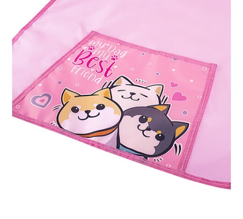 Фартук с нарукавниками для уроков труда ПИФАГОР, 1 карман, 46x54 см, 