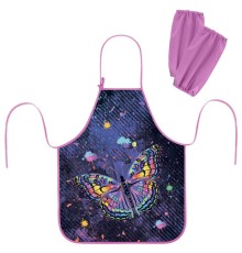 Фартук с нарукавниками для уроков труда ЮНЛАНДИЯ, регулировка по росту, 46х54 см, 