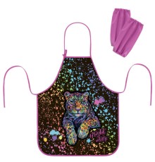 Фартук с нарукавниками для уроков труда ЮНЛАНДИЯ, регулировка по росту, 46х54 см, 