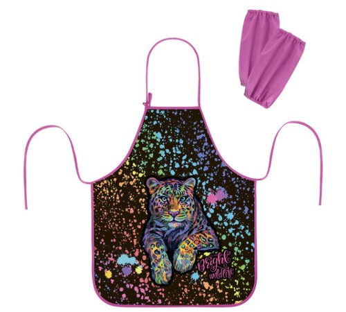 Фартук с нарукавниками для уроков труда ЮНЛАНДИЯ, регулировка по росту, 46х54 см, 