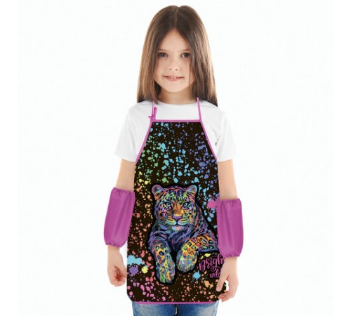 Фартук с нарукавниками для уроков труда ЮНЛАНДИЯ, регулировка по росту, 46х54 см, 