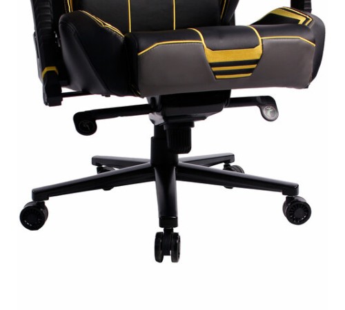 Кресло BRABIX PREMIUM "Tanos GM-180", мультиблок, 4D подлокотники, литой поролон, черное/желтое, 532953 Кресло BRABIX PREMIUM "Tanos GM-180", мультиблок, 4D подлокотники, литой поролон, черное/желтое, 532953