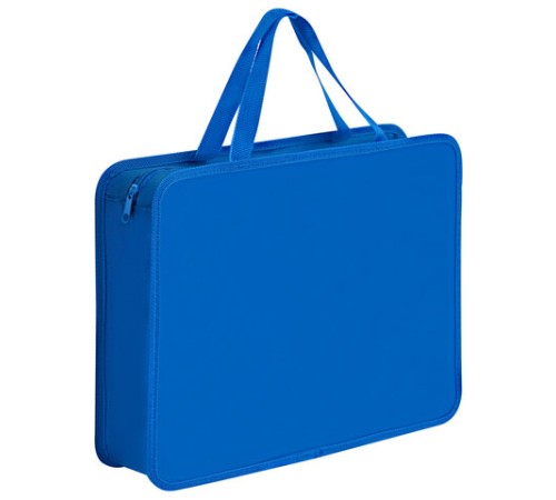 Папка на молнии с ручками ПИФАГОР А4, 1 отделение, пластик, 75 мм, однотонная, ассорти, 273769