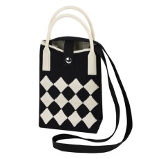 Сумочка-органайзер повседневная HEIKKI KNIT (ХЕЙКИ) кросс боди, вязаная, 17х12х5 см, 