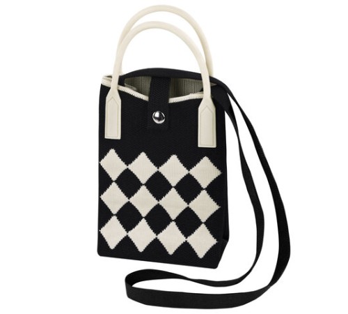 Сумочка-органайзер повседневная HEIKKI KNIT (ХЕЙКИ) кросс боди, вязаная, 17х12х5 см, 